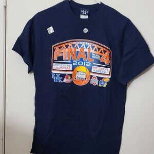 2012 NCAA Final Four T-Shirt NWT Medium  Kentucky Kansas Ohio State Louisville